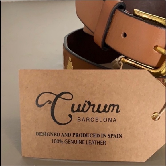 Cuirum Barcelona 100% Leather Belt - Picture 7 of 12